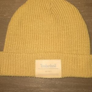 Timberland Mustard Knit Hat